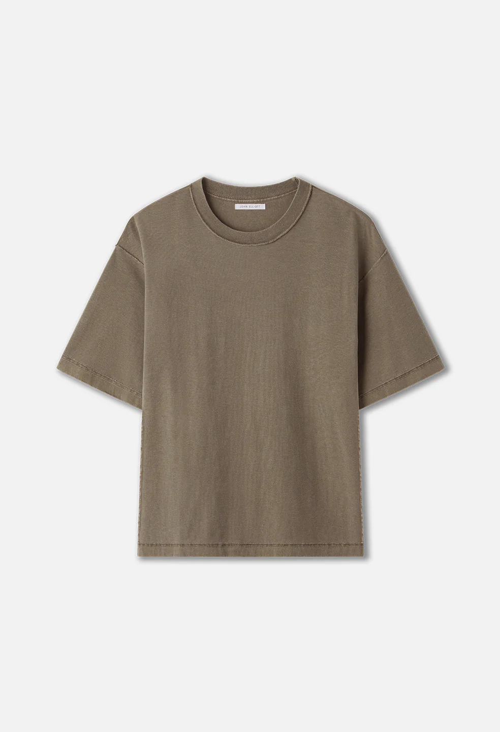 Summer Reversed Cropped Tee Washed Oak